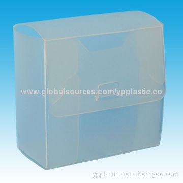 Clear Plastic/PP Packing Box, 0.2-0.8mm Thickness Range, Customized Designs and Sizes Available